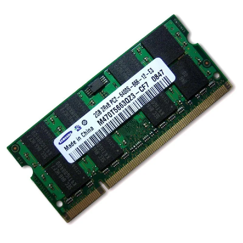 2GB DDR2 800MHZ PC2-6400 SO-DIMM 200PIN Mix-Branded Notebook Laptop Memory RAM (Refurbished 1 x 2GB Module)