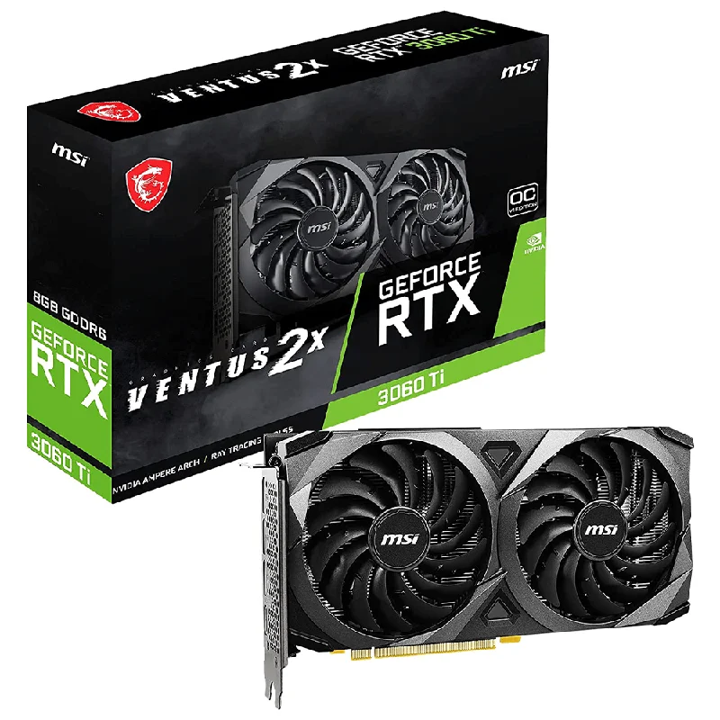 MSI GeForce RTX 3060 Ti VENTUS 2X OCV1 LHR 8GB GDDR6 Graphics Card