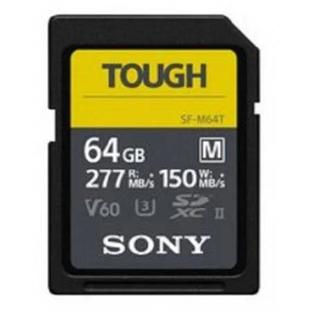 Sony - TOUGH M Series - 64GB SDXC UHS-II Memory Card