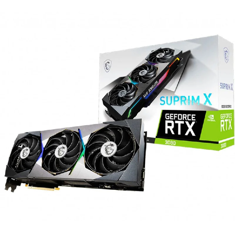 MSI GeForce RTX 3080 SUPRIM X 10GB GDDR6X RGB Graphics Card