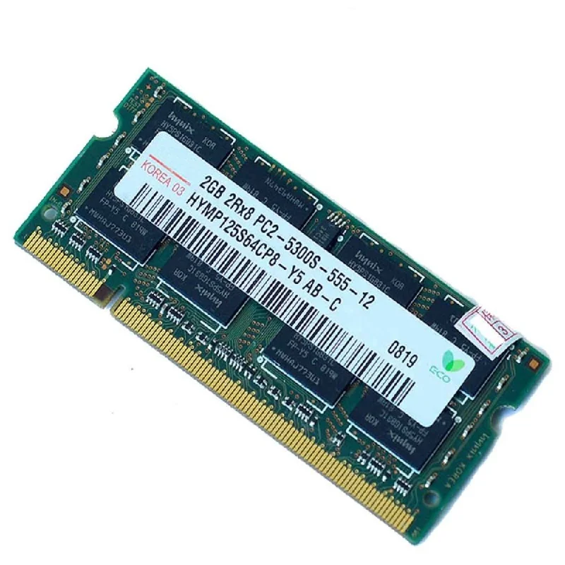 2GB DDR2 667MHZ PC2-5300 SO-DIMM 200PIN Mix-Branded Notebook Laptop Memory RAM (Refurbished 1 x 2GB Module)