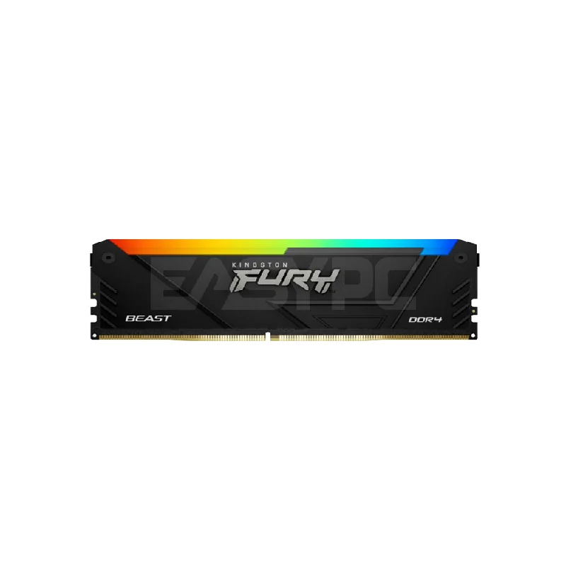 Kingston Fury Beast 16gb KF432C16BB2A/16 1x16 3200MT/s Ddr4 Memory RGB Black