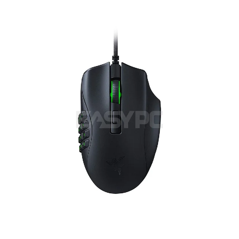 Razer Naga X Ergonomic MMO Gaming Mouse,2nd-gen Razer Optical Switch, Chroma RGB Lighting, 16 Programmable Buttons Wired MMO Gaming Mouse RZ01-03590100-R3M1 1ION RARZ2186