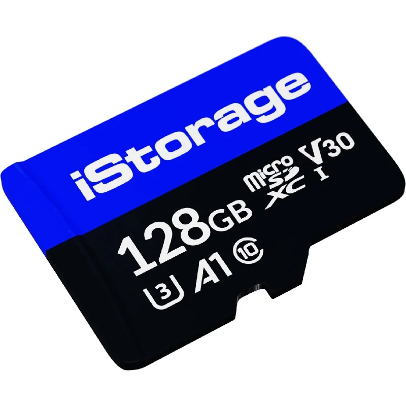 iStorage IS-MSD-1-128 128GB MicroSDXC Card, High-Speed Storage Solution