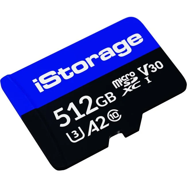 iStorage microSD Card 512GB | Encrypt data stored on iStorage microSD Cards using datAshur SD USB flash drive | Compatible with datAshur SD drives only IS-MSD-1-512