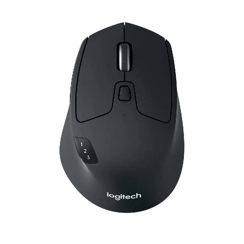 Logitech M720 Triathlon Optical Wireless Mouse with Multi-Device Connectivity 8 Buttons and 2 Year Battery Life