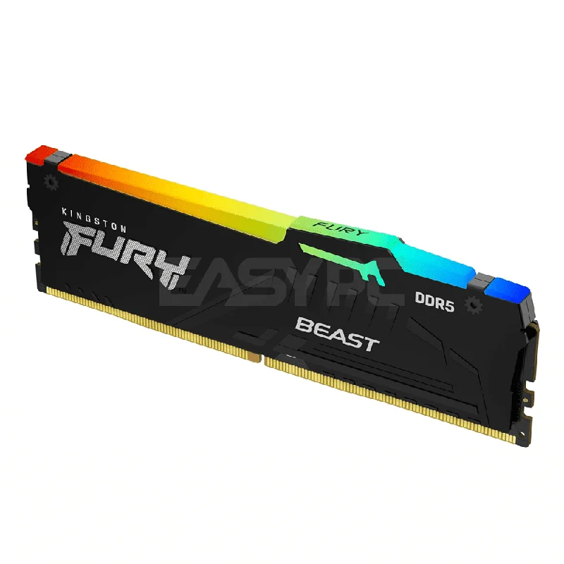 Kingston Fury Beast 8gb KF552C40BBA-8 1x8 5200MT/s Ddr5 CL40 Memory RGB