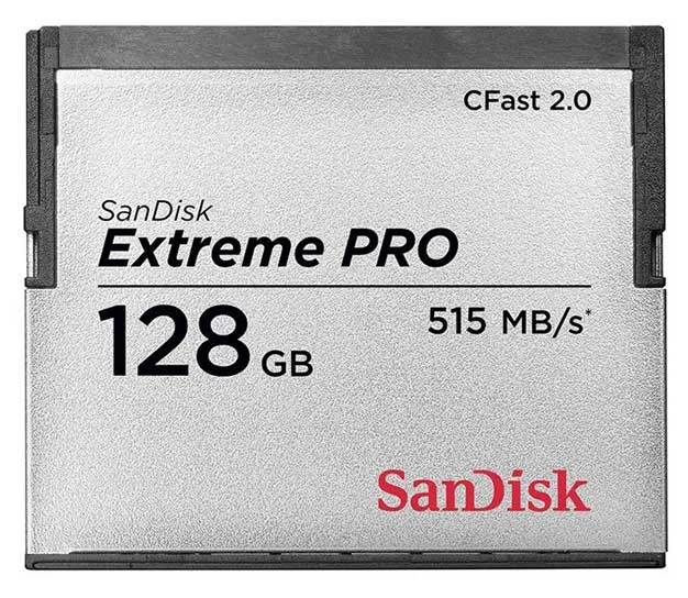 SanDisk 128GB Extreme PRO CFast 2.0 Memory Card