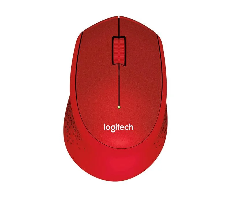 LOGITECH Optical | 2.4GHz | 10m | 1000DPI | Nano receiver | 91g | Red (910-004916)