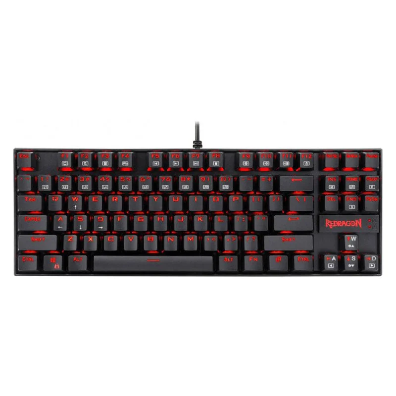 Redragon K552-KR Kumara Red Switch Wired Gaming Keyboard English & Arabic