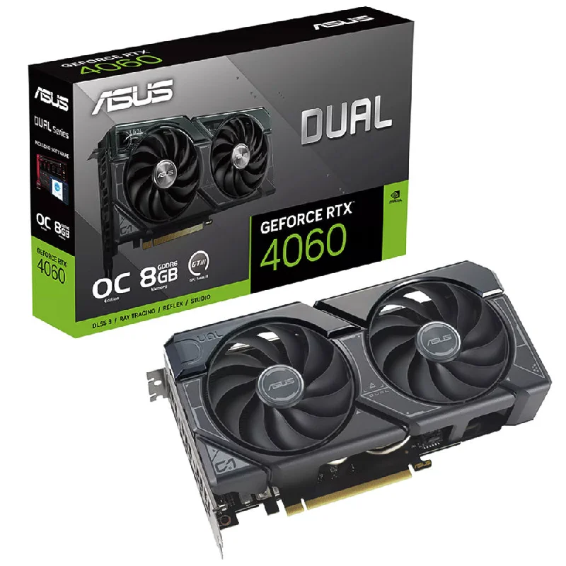 Asus Dual GeForce RTX 4060 OC 8GB GDDR6 Graphics Card