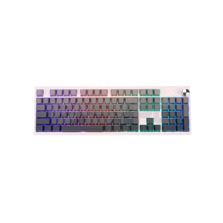 RAKK KIMAT XT3 Huano Yellow, Grey Gradiant Trimode Mechanical Keyboard