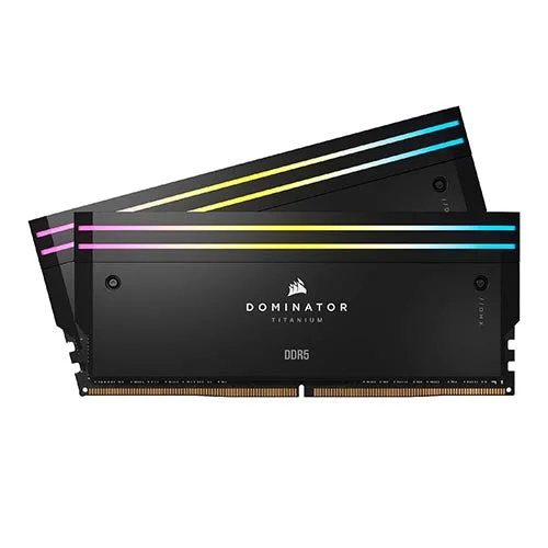 Corsair Dominator Titanium RGB 32GB 16GBx2 Desktop Memory ( Black CMP32GX5M2B6000C30 / White CMP32GX5M2B6000C30W )