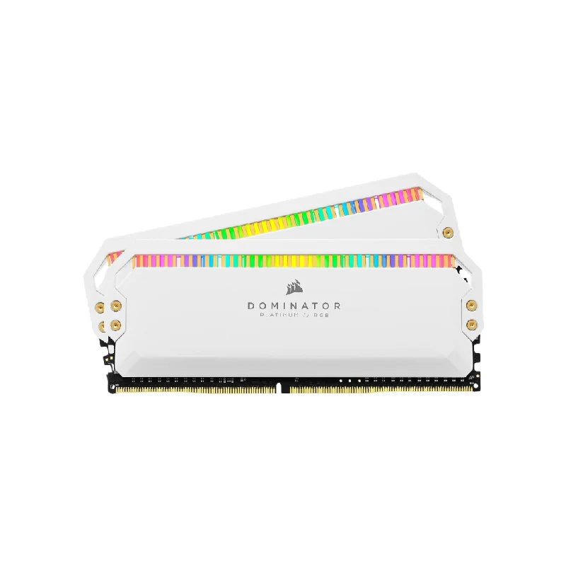 Corsair Dominator Platinum RGB 32GB (2 x 16GB) White DDR4 3600MHz C18 Memory Kit CMT32GX4M2D3600C18W