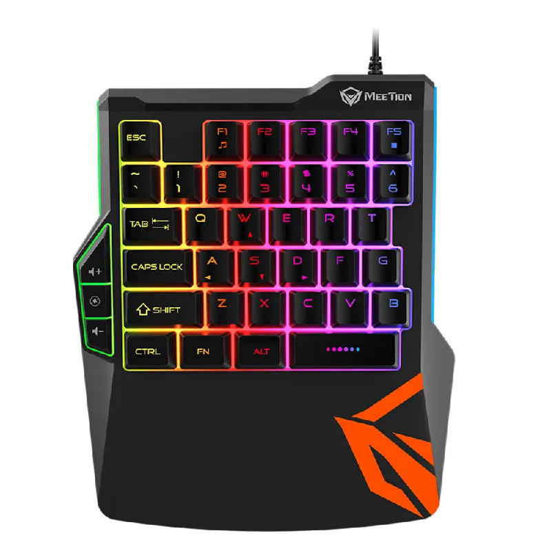 Meetion KB015 Left Handed Rainbow Gaming Wired Keypad