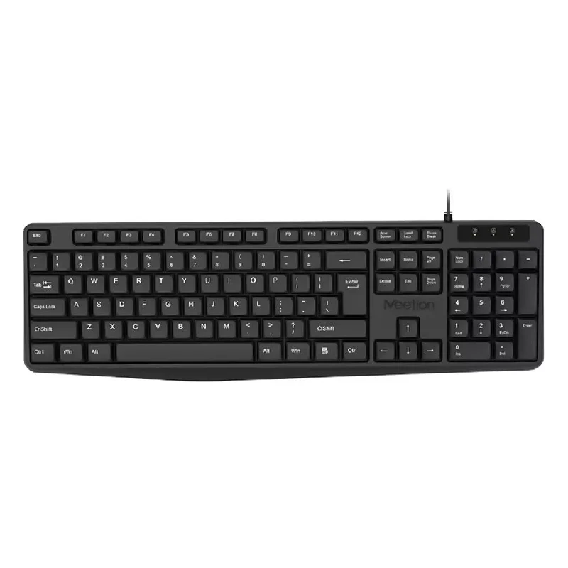 Meetion K200 Wired Keyboard English & Arabic