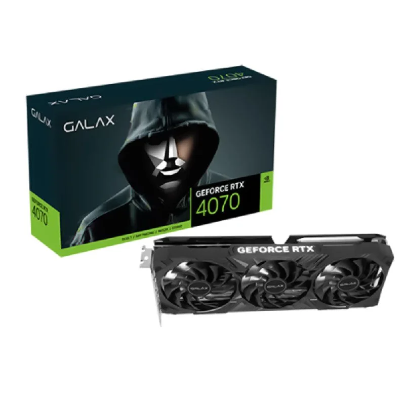 GALAX GeForce RTX 4070 1-Click OC 3X 12GB GDDR6X Graphics Card