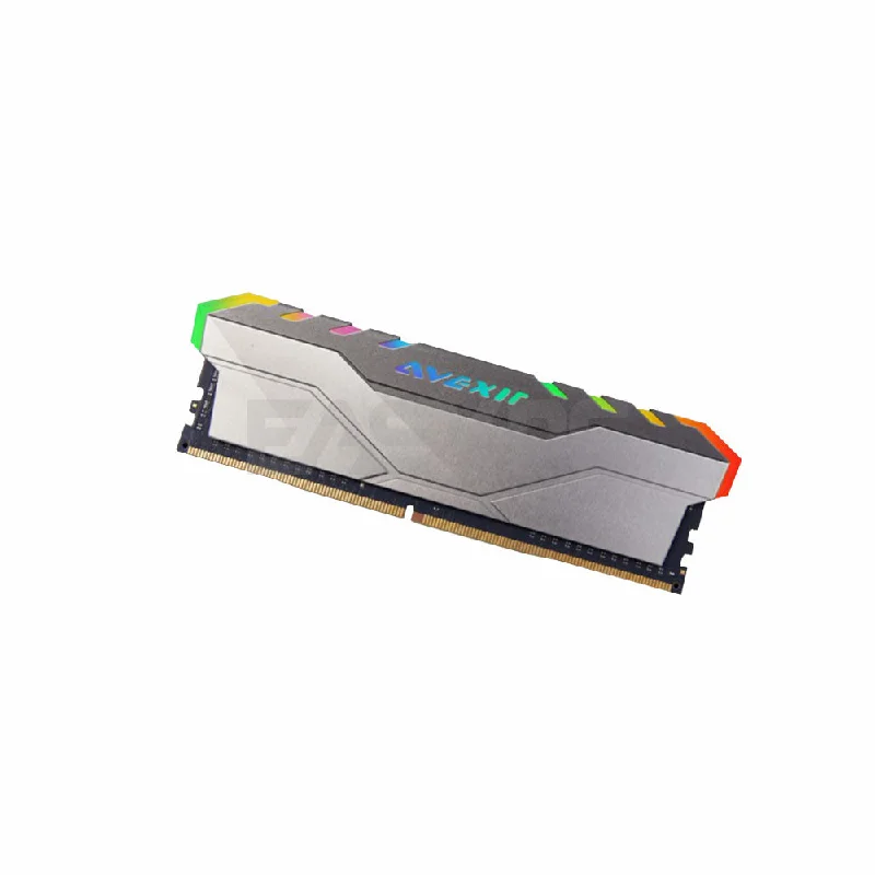 Avexir Core 2 8gb 1x8 2666mhz Ddr4 1c2a RGB Memory Light Gray