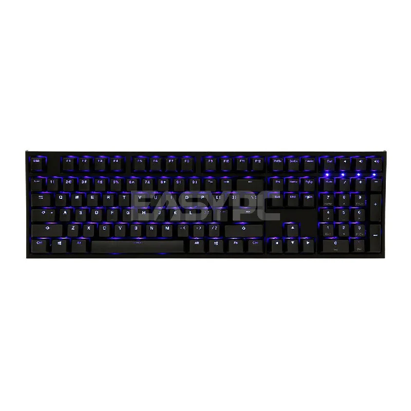 Ducky One 2 DKON1808S-CUSPDAZB1 MX Blue Mechanical Keyboard Black/White DUDK970 4JTP