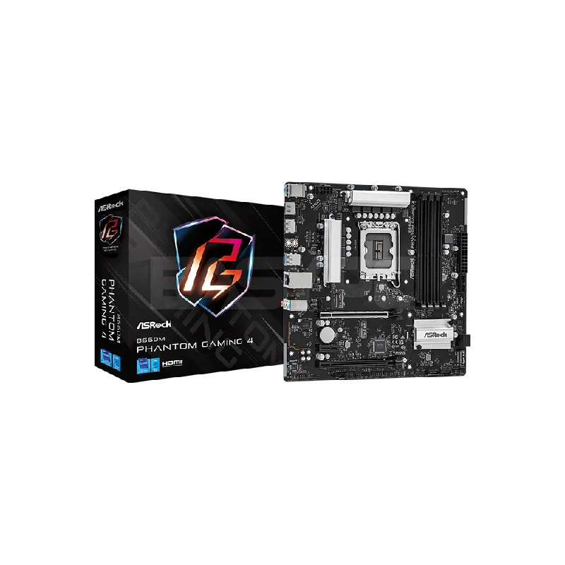 Asrock B660M Phantom Gaming 4 Socket LGA 1700 Ddr4 Gaming Motherboard