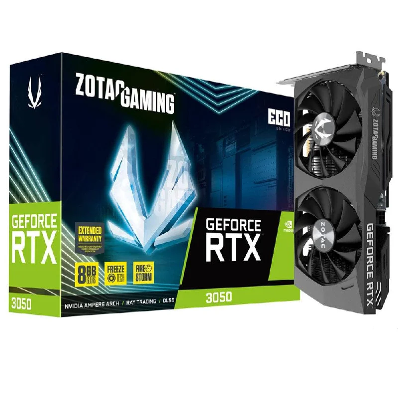 Zotac Gaming GeForce RTX 3050 ECO 8GB GDDR6 Graphics Card