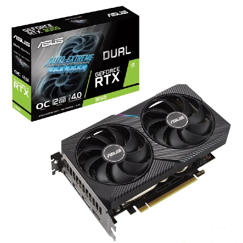 Asus Dual GeForce RTX 3060 OC 12GB GDDR6 Graphics Card