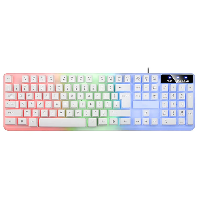 Gamma K-510 Wired Rainbow Gaming Keyboard English & Arabic