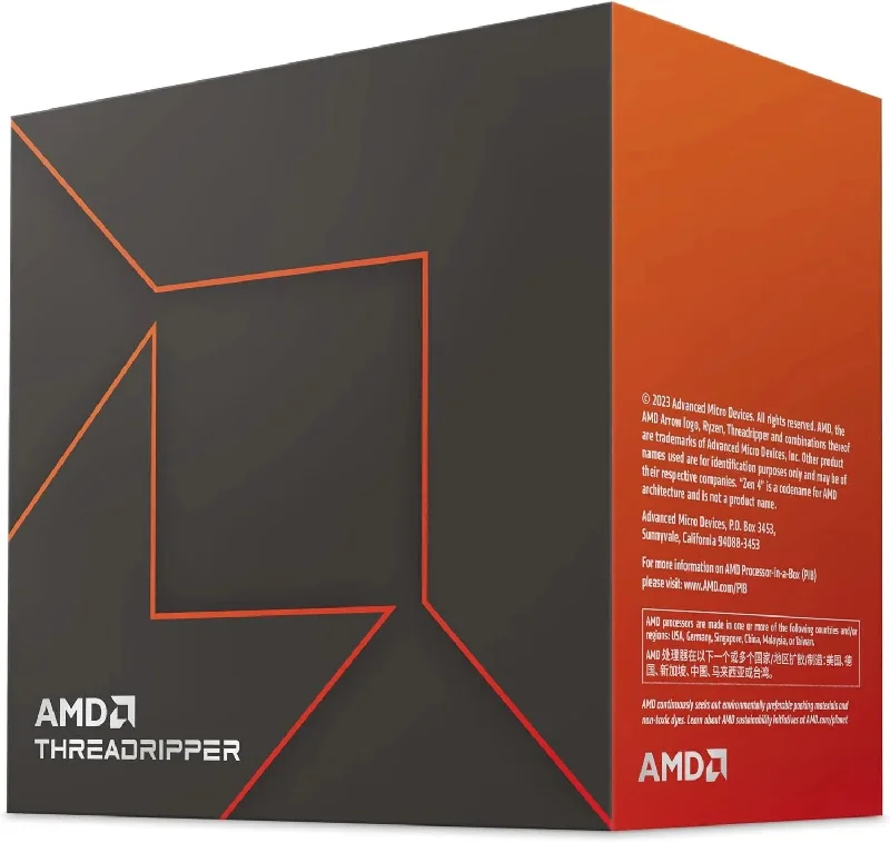 AMD Ryzen Threadripper 7960X 4.2GHz sTR5 Processor, 24 Cores & 48 Threads