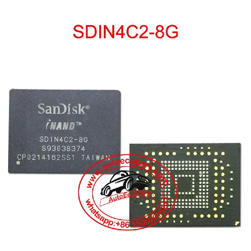 5pcs SDIN4C2-8G Original New  EEPROM Memory IC Chip component