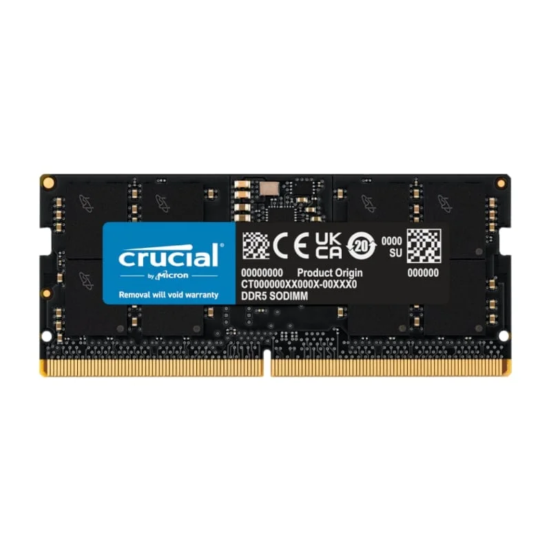 Crucial 8GB 5600MHz DDR5 SODIMM Notebook Memory