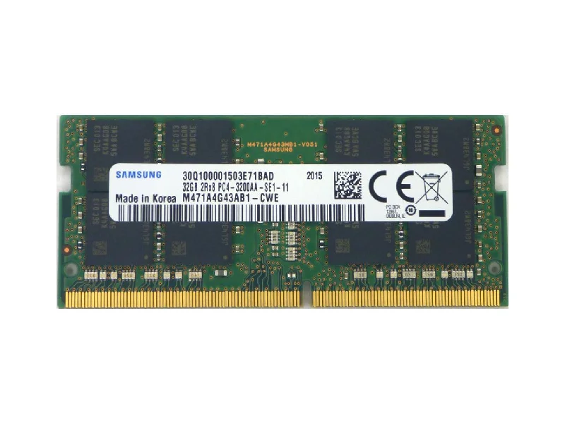 Samsung Ddr4-3200 Sodimm 32Gb/(2G X 8) X 16 Notebook Memory