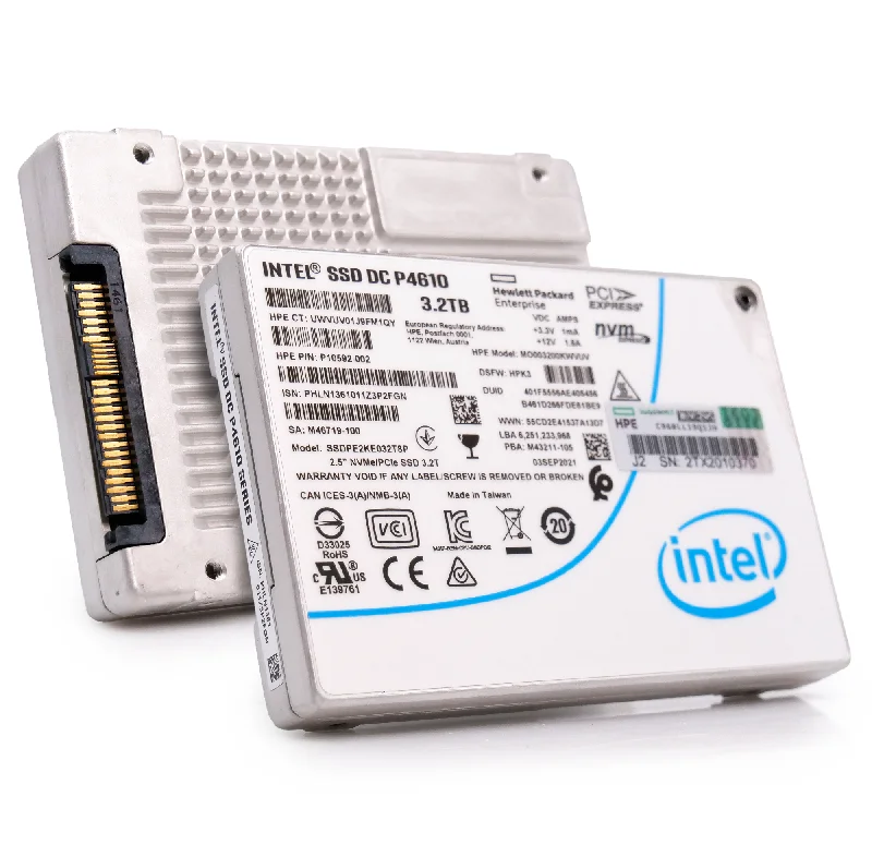 Intel SSDPE2KE032T8P 3.2TB 3 DWPD PCIe Gen 3.1 x4 4GB/s Mixed Use 3D TLC 2.5in Solid State Drive