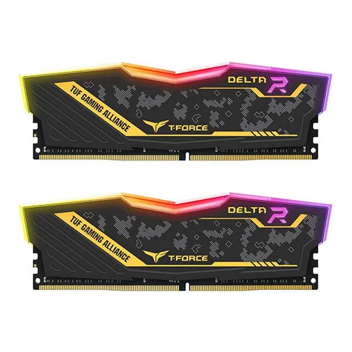 T-Force Delta TUF RGB 32GB 16Gx2 DDR4 3600MHz TF9D432G3600HC18JDC01 Desktop Memory