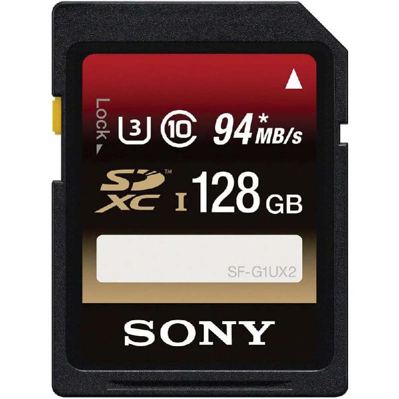 Sony 128GB High Speed UHS-I SDXC U3 Memory Card (Class 10)