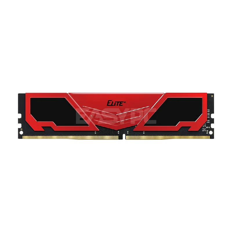 Team Elite Plus 4gb 1x4 Memory 2400mhz Ddr4 Black Red