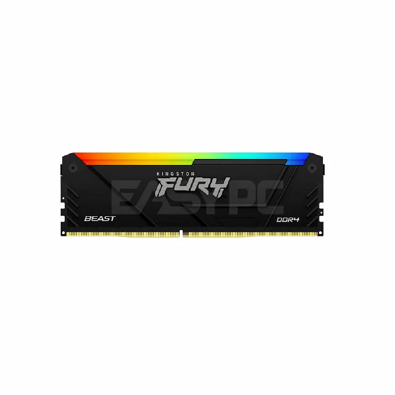 Kingston Fury Beast 16gb KF432C16BB12A/16 1x16 3200MT/s Ddr4 Memory RGB Black