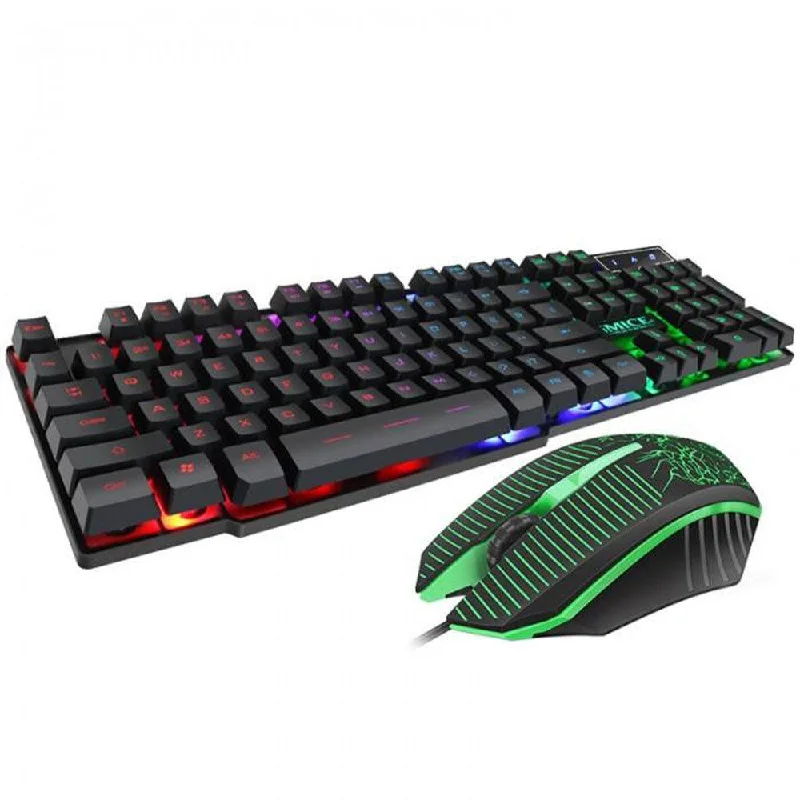 Imice Km-680 Wired Gaming Keyboard + Mouse Combo English & Arabic