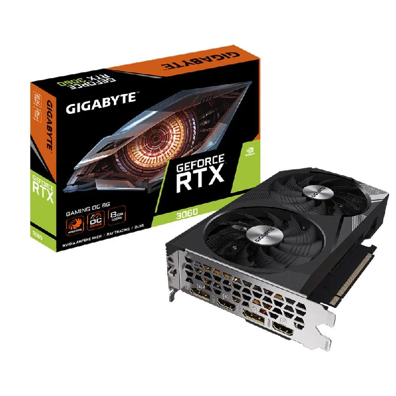 Gigabyte GeForce RTX 3060 Gaming OC 8GB GDDR6 Graphics Card