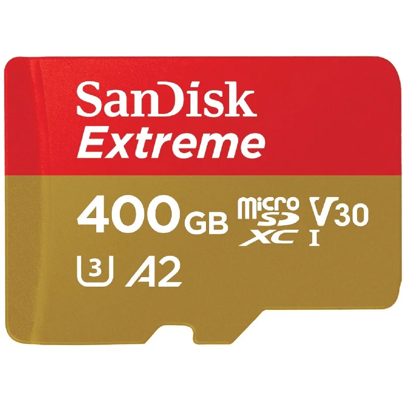 SanDisk SDSQXA1-400G-AN6MA Extreme microSD UHS-I Card - 400GB, High-Speed Storage for Your Devices