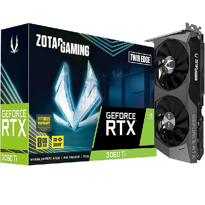 Zotac Gaming GeForce RTX 3060 Ti Twin Edge LHR 8GB GDDR6 Graphics Card