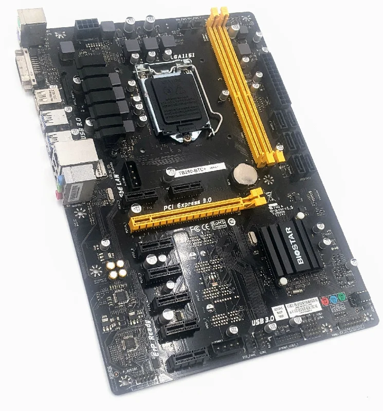 Biostar TB250-BTC+ VER:6.1 Motherboard- IB25EAHS