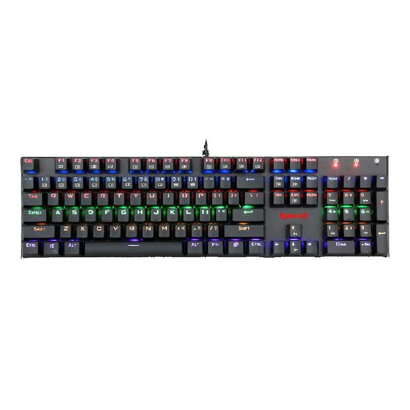 Redragon Rudra K565R-1 Blue Switch Wired Gaming Keyboard English & Arabic