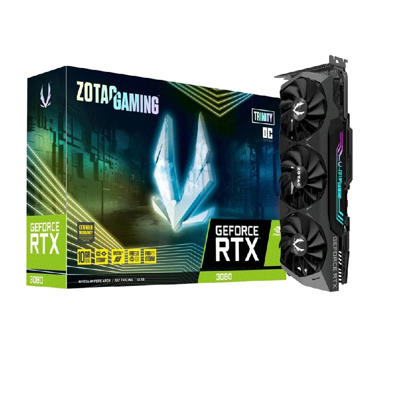 Zotac Gaming GeForce RTX 3080 Trinity OC LHR 10GB GDDR6X Graphics Card