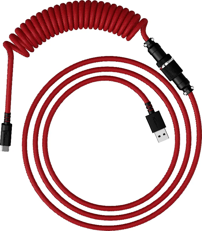 HP HyperX USB-C Coiled Cable Red-Black (6J677AA)