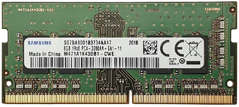 Samsung Ddr4-3200 Sodimm 8Gb/(1G X 8) X 8 Notebook Memory