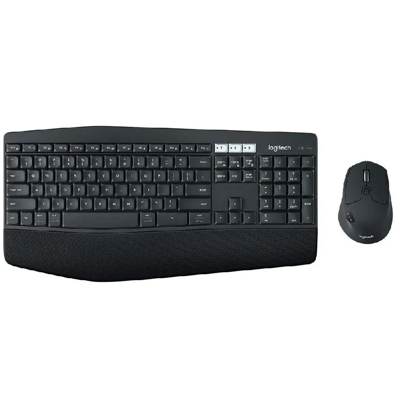 Logitech MK850 Performance Wireless Keyboard + Mouse Combo English & Arabic - Black