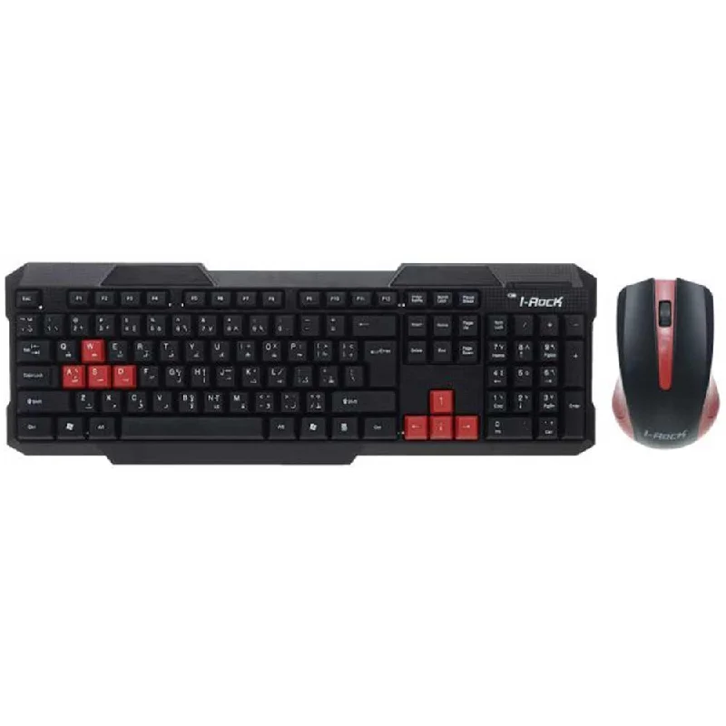 I-Rock BA-90 Wireless Keyboard + Mouse Combo English & Arabic