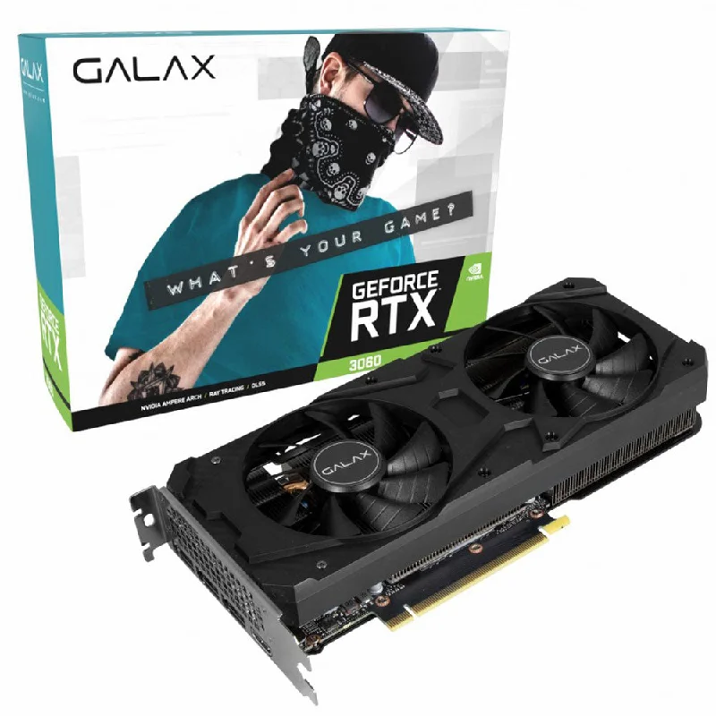 GALAX GeForce RTX 3060 1-Click OC 12GB GDDR6 Graphics Card