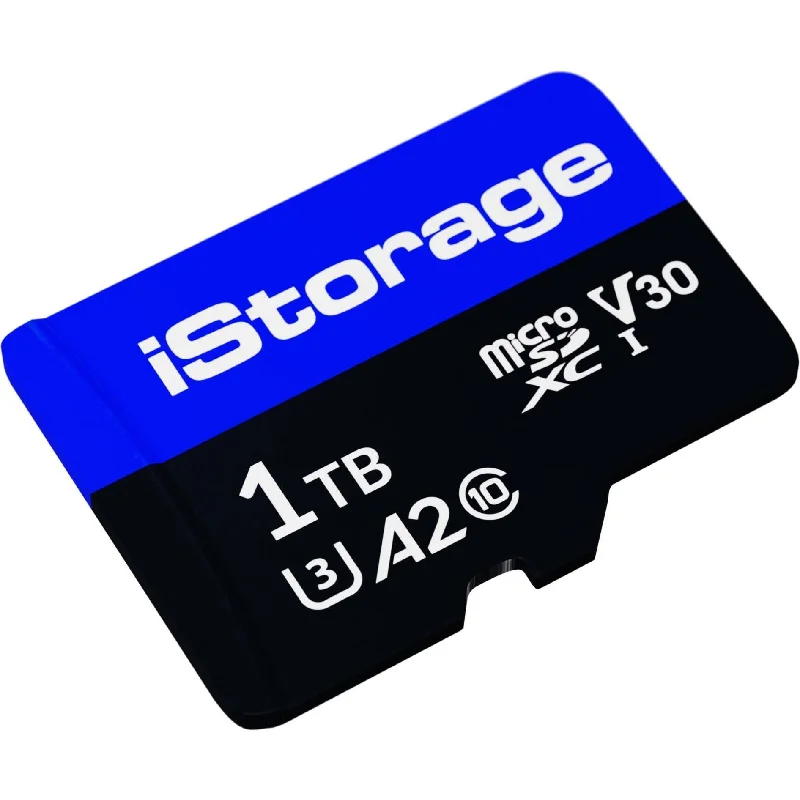 iStorage IS-MSD-1-1000 1TB MicroSDXC Card, 100MB/s Read Speed, 95MB/s Write Speed