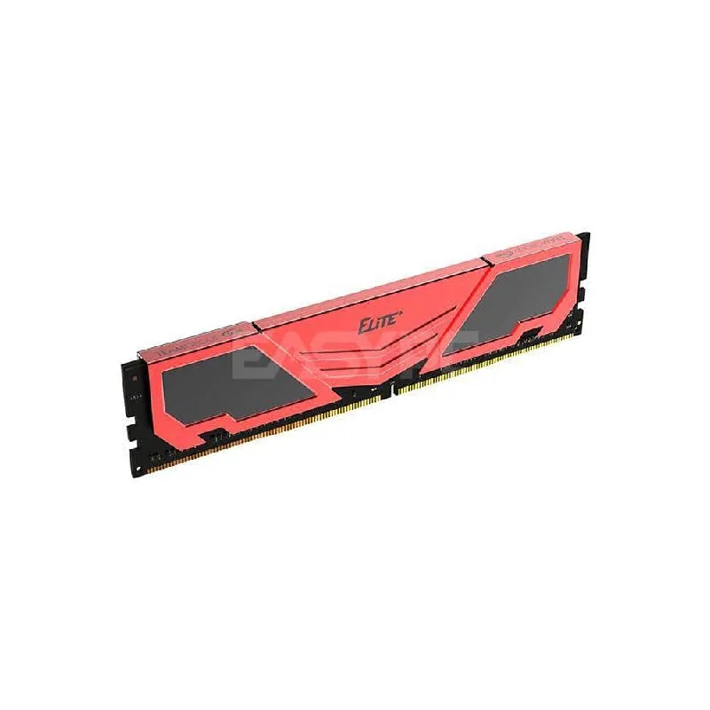 Team Elite Plus 8gb 1x8 3200Mhz Ddr4 Memory Black Red